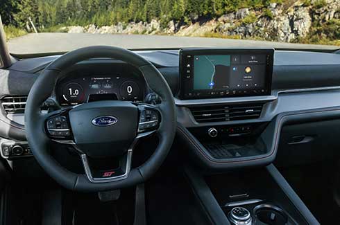 Ford Explorer ST 2025 incluye Panel de Instrumentos digital de 12.3 pulgadas